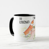 Kitchen Gardener - Fun Font Mok (Voorkant links)