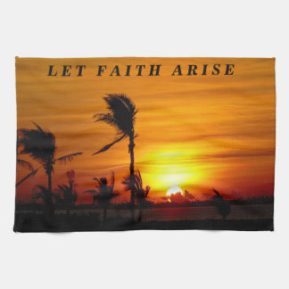 Kitchen Hand Towel Let Faith Arise Theedoek