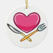 Kitchen Heart Keramisch Ornament (Voorkant)