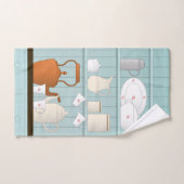  Kitchen Illustratie Handdoek (Handdoek)