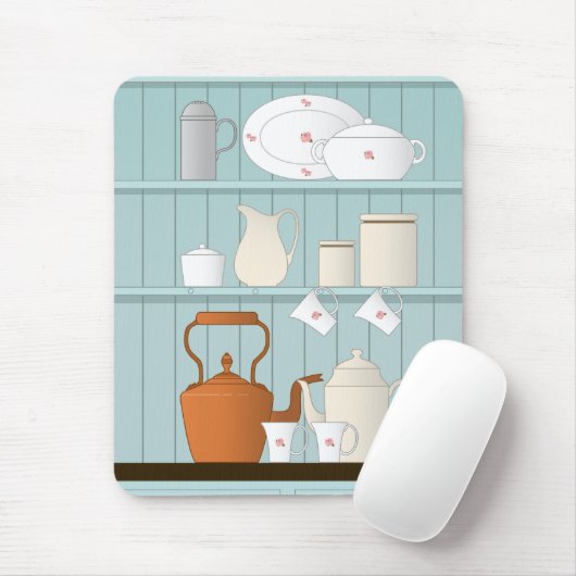 Kitchen Illustratie Muismat (Met muis)