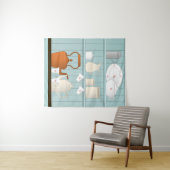 Kitchen Illustratie Wandkleed (In Situ (horizontaal))