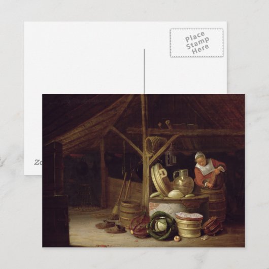 Kitchen Interior Briefkaart (Voorkant / Achterkant)