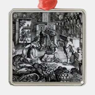 Kitchen Interior Metalen Ornament