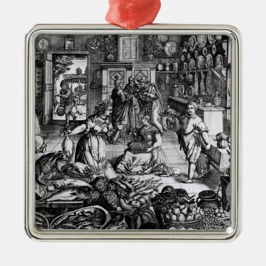 Kitchen Interior Metalen Ornament (Voorkant)