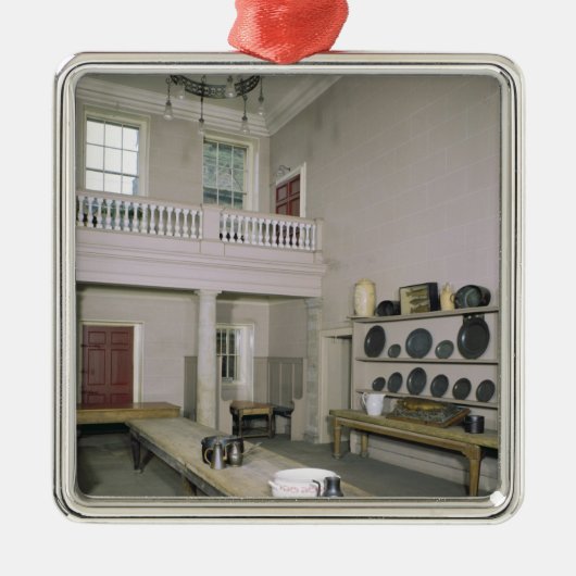 Kitchen Interior midden 18e eeuw Metalen Ornament (Voorkant)