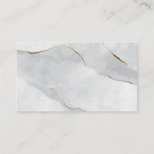 Kitchen Knife | Marmer Visitekaartje (Achterkant)