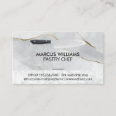 Kitchen Knife | Marmer Visitekaartje (Voorkant)