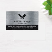Kitchen Knives | Metaal geborsteld Visitekaartje (Bureau)