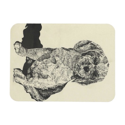 Kitchen Magnet, Cocker Spaniel Magneet (Horizontaal)