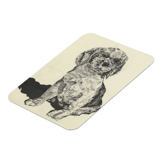 Kitchen Magnet, Cocker Spaniel Magneet (Linkerzijde)