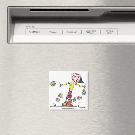 Kitchen magnet with cartoon art (Insitu (Vaatwasser))