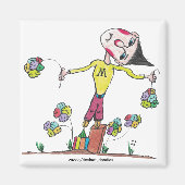 Kitchen magnet with cartoon art (Voorkant)