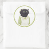 KITCHEN MAID CAT Grote Ronde Stickers (Tas)