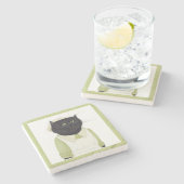 KITCHEN MAID CAT Marble Stone Onderzetter (Zijkant)