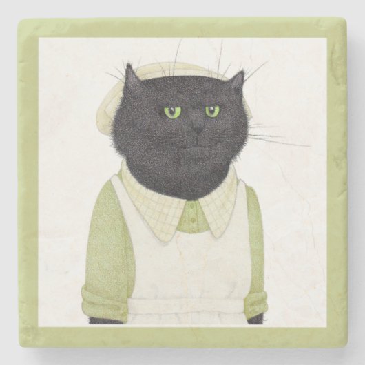 KITCHEN MAID CAT Marble Stone Onderzetter (Voorkant)