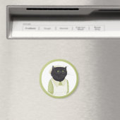 KITCHEN MAID CAT Round Magnet (Insitu (Vaatwasser))