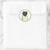 KITCHEN MAID CAT Small Round Stickers (Tas)