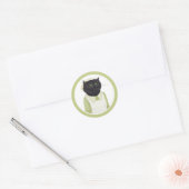 KITCHEN MAID CAT Small Round Stickers (Envelop)