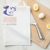 KITCHEN MANIPULATE LESSONS LEARN TOWEL THEEDOEK (Quarter Fold)