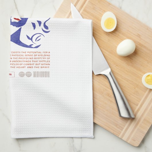 KITCHEN MANIPULATE LESSONS LEARN TOWEL THEEDOEK (Quarter Fold)