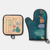 Kitchen Measurements Conversions Reference Sheet Ovenwant & Pannenlap Set (Voorkant)