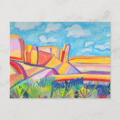 Kitchen Mesa New Mexico Handgeschilderd Aquarel Briefkaart (Voorkant)