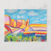 Kitchen Mesa Wacky Waterverf Art Briefkaart (Voorkant)