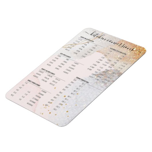 Kitchen moderne abstract blush pink-conversies magneet (Linkerzijde)