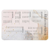 Kitchen moderne abstract blush pink-conversies magneet (Horizontaal)