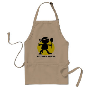 Kitchen Ninja BBQ Apron Standaard Schort