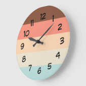 Kitchen Pastel Colors Designer Geïnspireerd Grote Klok (Hoek)