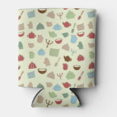 Kitchen pattern blikjeskoeler (Voorkant)