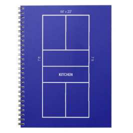 Kitchen Pickleball Court Diagram Notitieboek