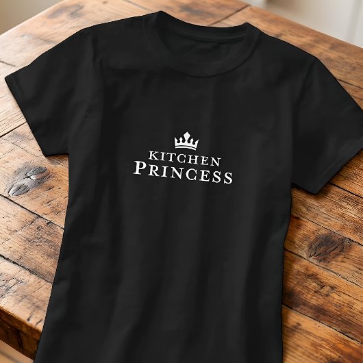 Kitchen Princess Pickleball Cute Crown Gift T-shirt