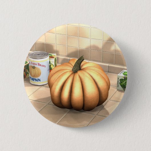 Kitchen Pumpkin Ronde Button 5,7 Cm (Voorkant)