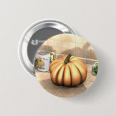 Kitchen Pumpkin Ronde Button 5,7 Cm (Voorkant /achterkant)