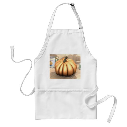 Kitchen Pumpkin Standaard Schort (Voorkant)