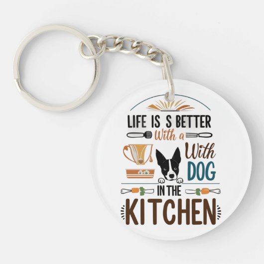 Kitchen Pup Love Sleutelhanger (Voorkant)
