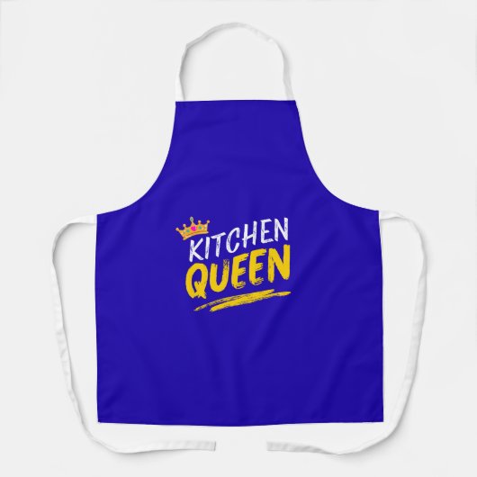 Kitchen Queen Apron All-Over Print Apron Schort (Voorkant)