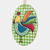 Kitchen Rooster - SRF Keramisch Ornament (Links)