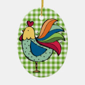 Kitchen Rooster - SRF Keramisch Ornament (Voorkant)