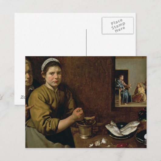 Kitchen Scene Briefkaart (Voorkant / Achterkant)