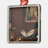 Kitchen Scene met Christus Metalen Ornament (Links)