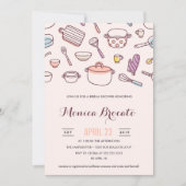 KITCHEN SHOWER-doucheuitnodiging voor steekpenning Kaart (Voorkant)