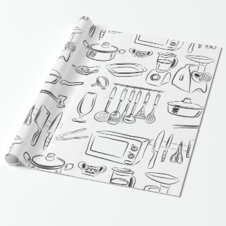 Kitchen Sketch Cadeaupapier