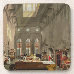Kitchen, St. James's Palace, gegraveerd door Willi Drankjes Onderzetter