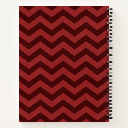 Kitchen Stuff Burgandy Recipe Spiral Notebook Notitieboek (Achterkant)