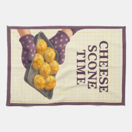 Kitchen Tea Towel | Cheese Scone Time | Plum Borde Theedoek