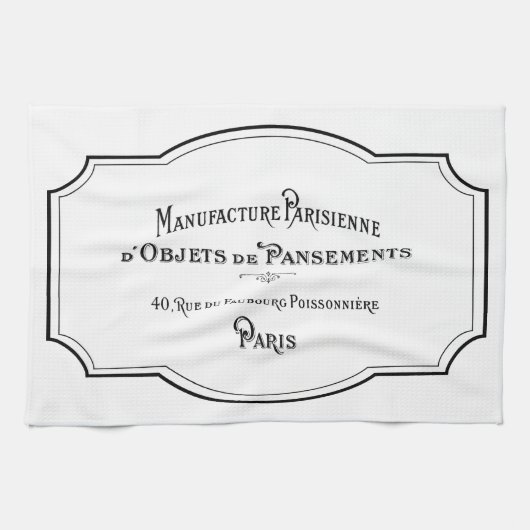 Kitchen Tea Towel - Parisienne Paris Theedoek (Horizontaal)